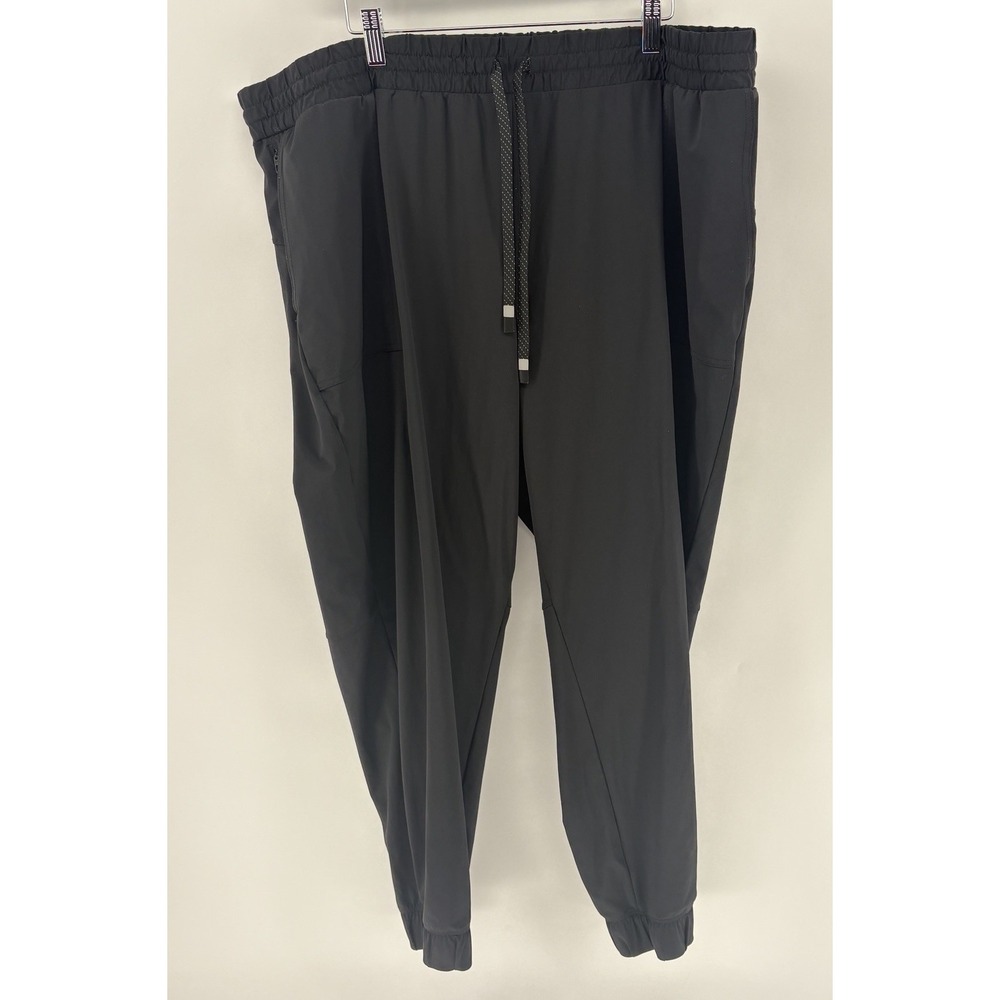 Fabletics The One Jogger Pants Black Men's Big & Tall 3X Quick Dry Pockets